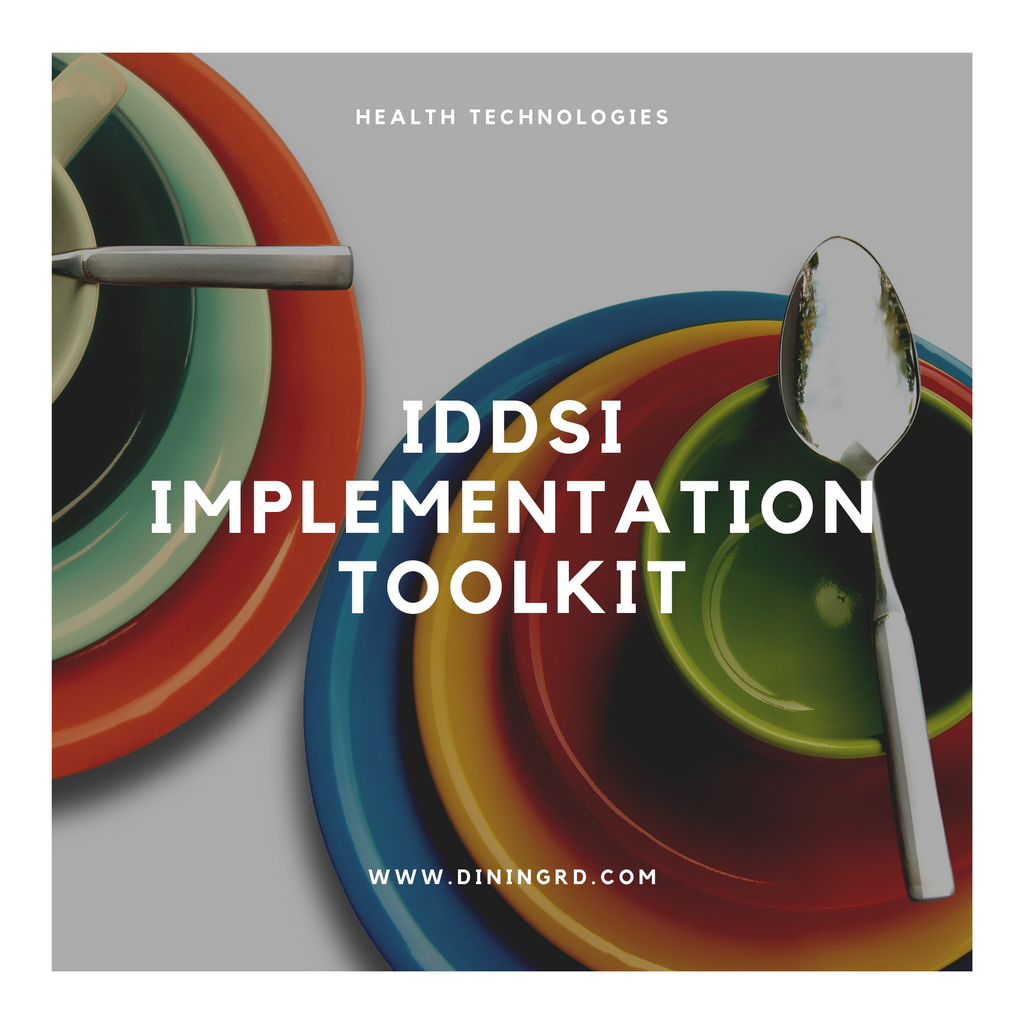 New! FREE Toolkit for IDDSI